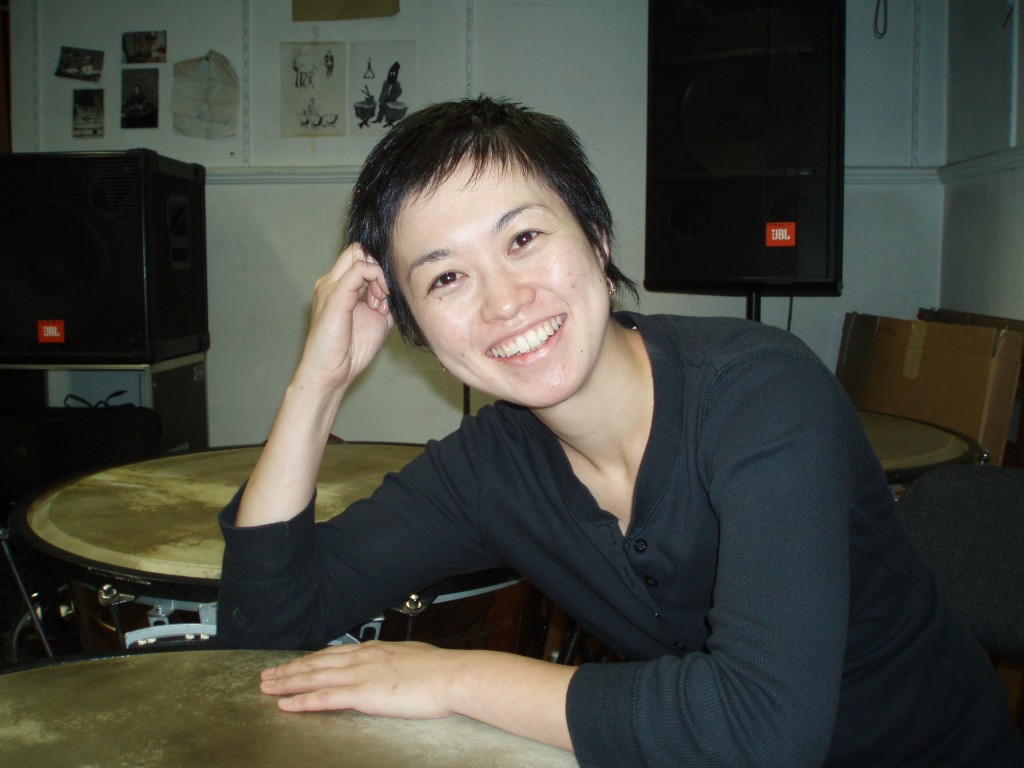 Rie Watanabe - Schlagzeugerin Ensemble Garage